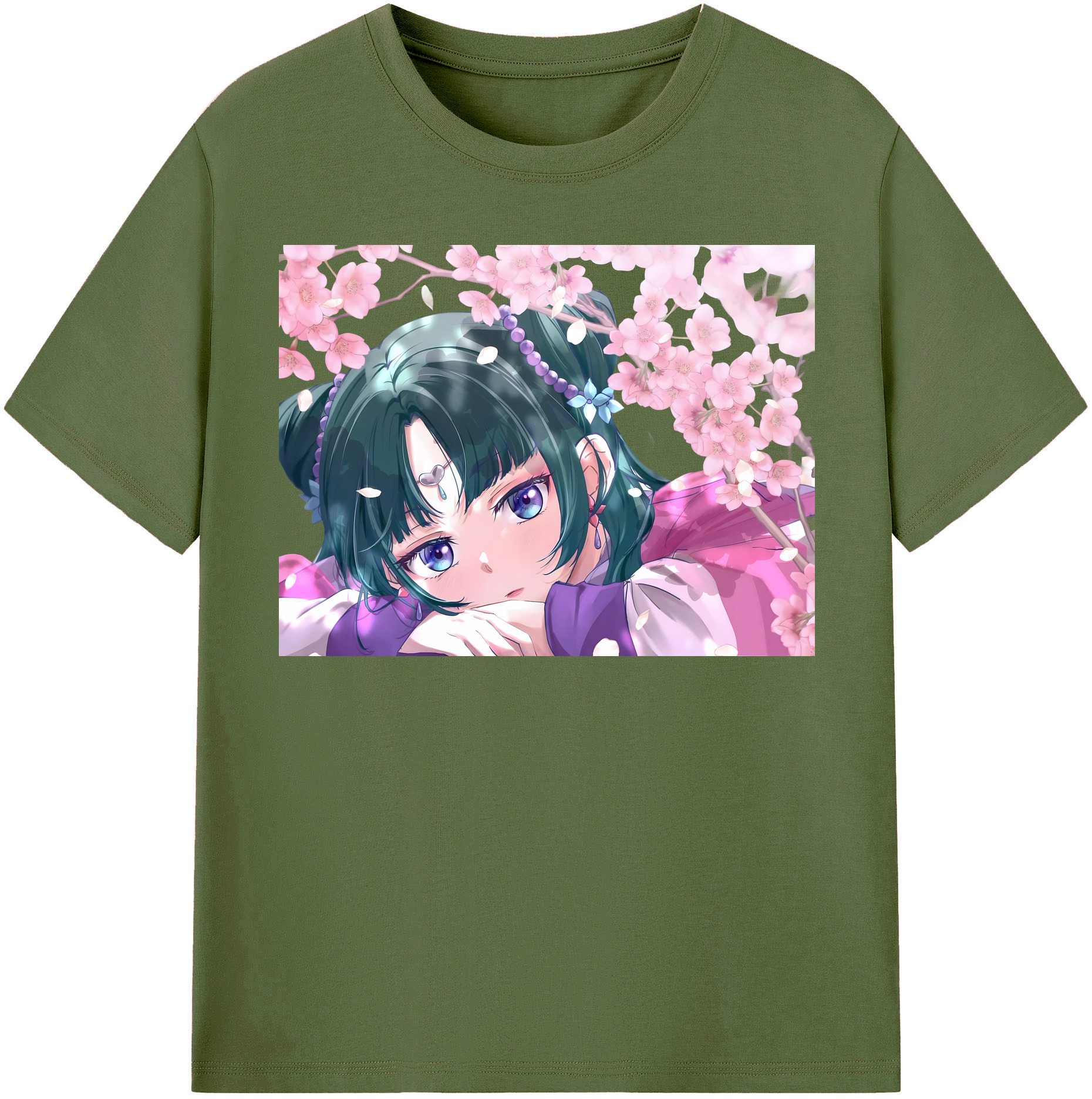 （画像用） 薬屋のひとりごと The Apothecary Diaries 綿100％半袖Tシャツ（フロントプリント）